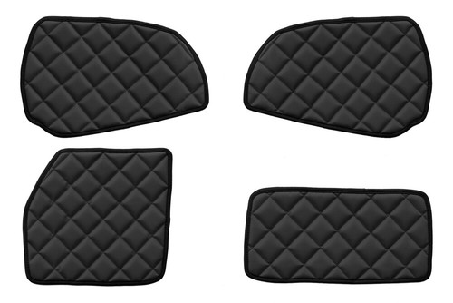 Black door panels - black,