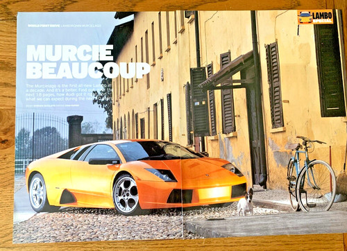 World first drive lamborghini - world,
