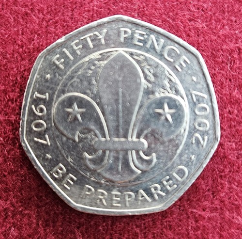 Rare 2007 50p coin - rare,