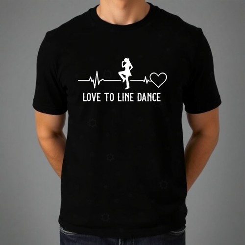 Love line dance shirt - line,