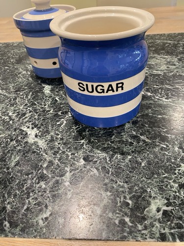 Cornish ware sugar canister - sugar,