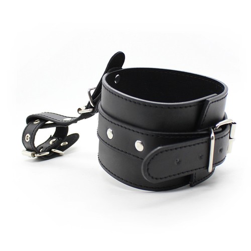 Stainless steel thumb cuffs - steel,