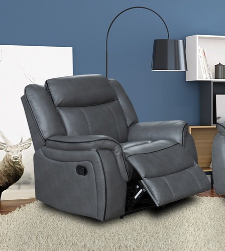 Grey leather gel - leather, 3