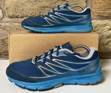 Salomon Sense Link Trail Running Shoes Trainers UK 9, fits UK 8.5 Blue