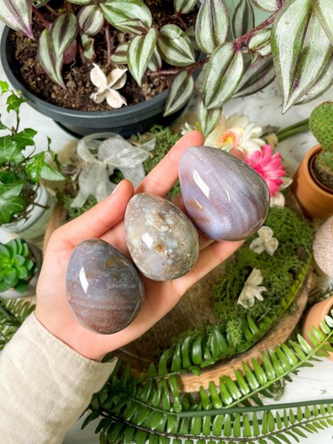 Ocean jasper egg - jasper,
