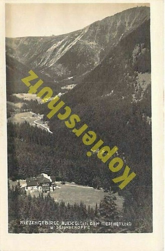 Giant mountains postcard - giant,