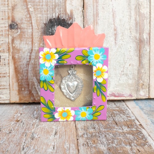 Folk art tin nicho shadow - art,