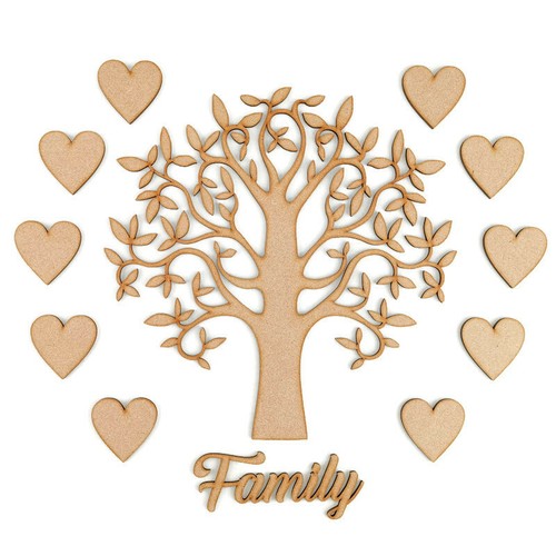 Family tree set - family, cut