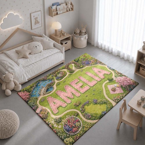 Personalised floral name child - floral,