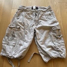 O'Neill Shorts Mens W32 Beige Stone Cargo Utility Board Beach Field Pockets