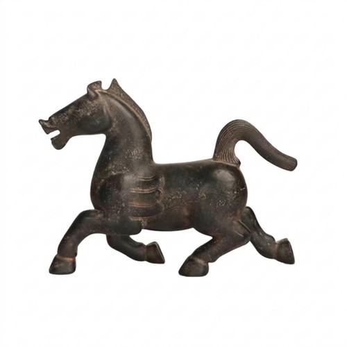 Running horse figurine - running,