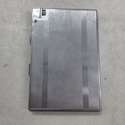 Vintage silver tone cigarette - vintage,