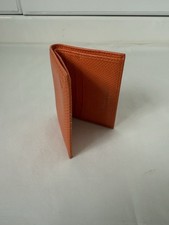 New Aspinal Of London Orange Leather Card,  Note Wallet