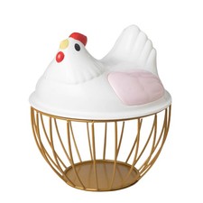 Chicken Egg Basket Cute Iron