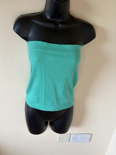 Green strapless boob - green,