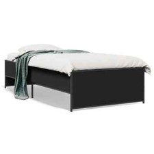 Bed Frame Black 90x190