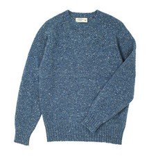 Merino Wool Donegal Crew Neck
