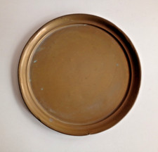 Vintage Round Brass Drinks