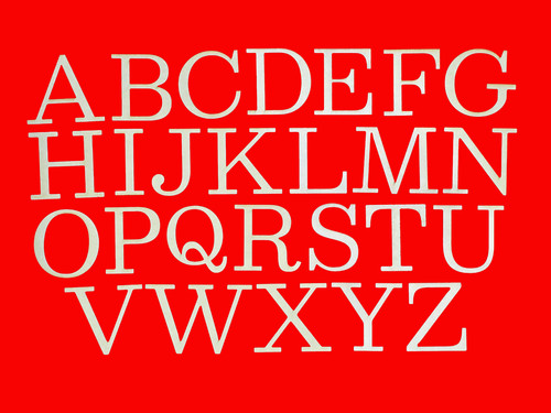 Laser cut wooden - wooden, letters