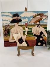 Art Deco Ceramic Wall Plaque