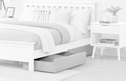 Azure white grey - azure, wooden