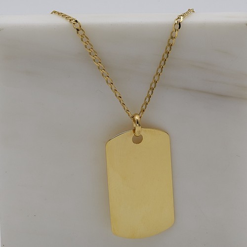 9ct solid yellow gold large - 9ct,