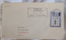 INVESTITURE DAY PRINCE OF WALES SLOGAN POSTMARK 1969 CAERNARVON