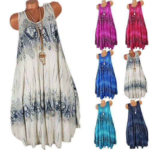 Womens boho summer beach midi - boho,