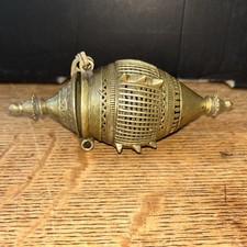 Vintage Brass Fine Hand Crafted Betel Nut Or Fragrance Container