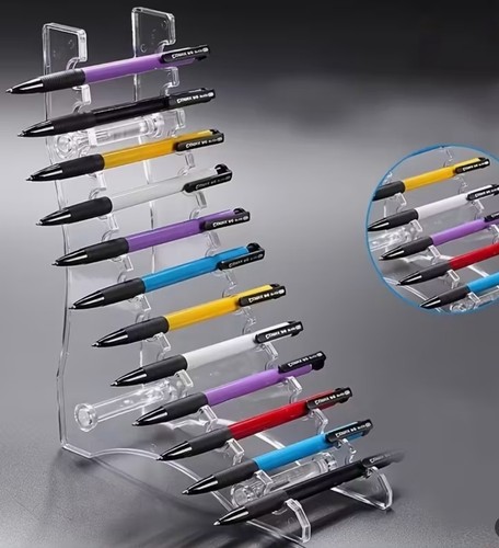 Slots acrylic pen holder - 12,