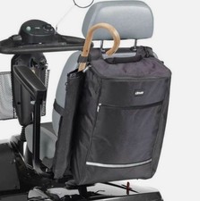 Zippered Mobility Scooter Bag with Walking Stick and Crutch Sleeve Holder Drive