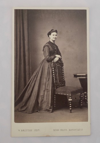 Cdv pretty victorian lady - cdv,