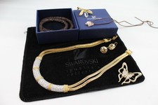 Swarovski Crystal Jewellery Gold Tone Stardust Brooch x 6