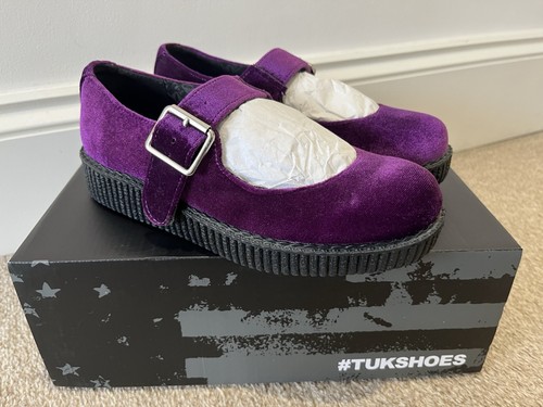 Purple velvet mary jane - velvet,