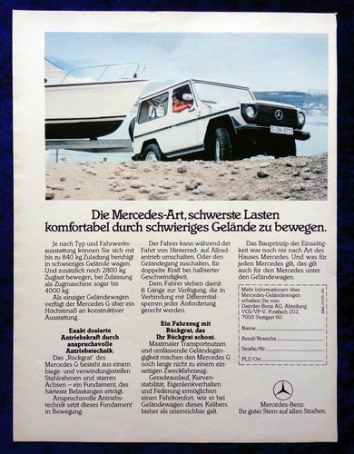 Mercedes series original - g,