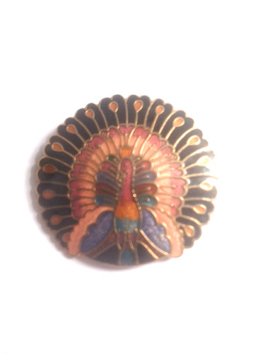 Vintage cloisonne colourful - vintage,
