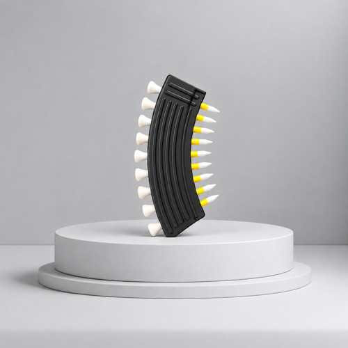 Printed golf tee magazine - 3d,