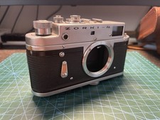 Zorki 4 Rangefinder Camera Body (Working) With Case - Read Desc