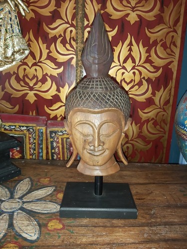 Vintage thai hand carved - thai,