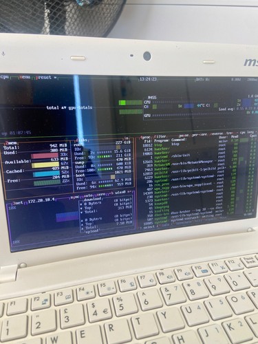 Msi wind arch linux terminal - msi,