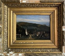 ANTIQUE OIL PAINTING French