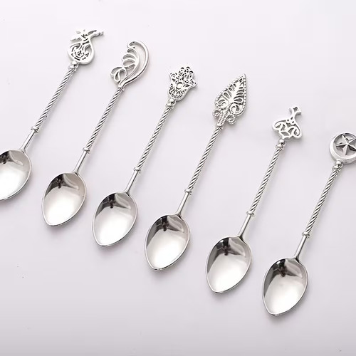 Set pretty silver - of, metal