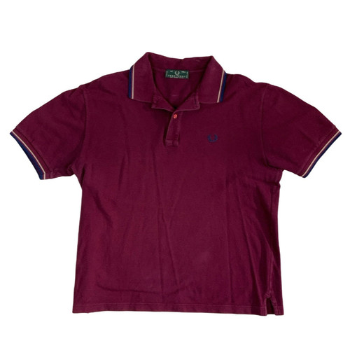 Vintage burgundy fred perry - burgundy,