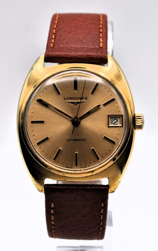 Longines gold plated automatic
