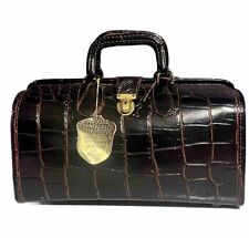 Gladstone Medical Doctors Bag Byron Oak Tanned Top Grain Upjohn Leather 50s MCM