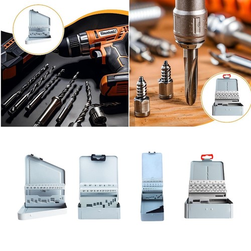 Twist drill bit case - drill, metal