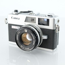 Canon Canonet QL19 G-III 35mm Film Rangefinder + 45mm f/1.9 Lens Tested Silver