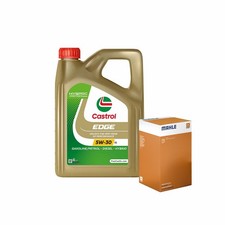 Engine Oil 5W30 4L Castrol Edge Long Life - Mahle Knecht Oil Filter Service Kit
