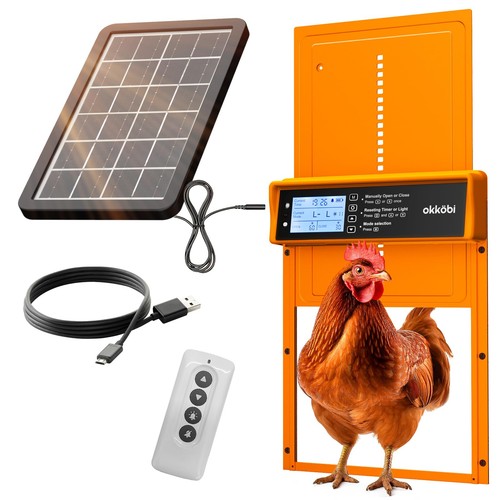Chicken coop door solar - chicken,