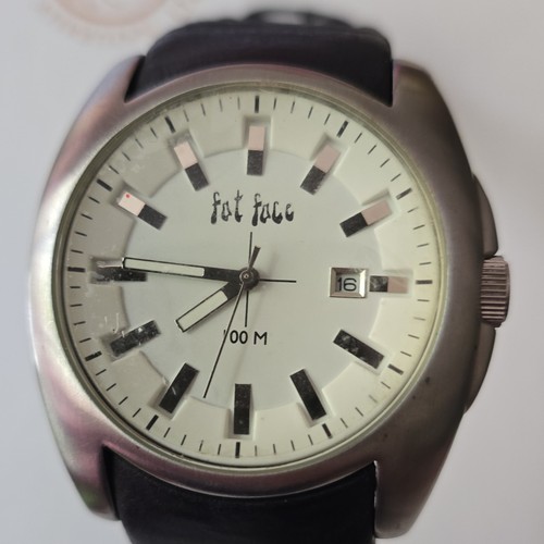 Fat face quartz analogue - face, watch